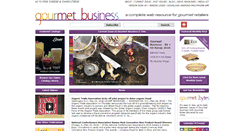 Desktop Screenshot of gourmetbusiness.com